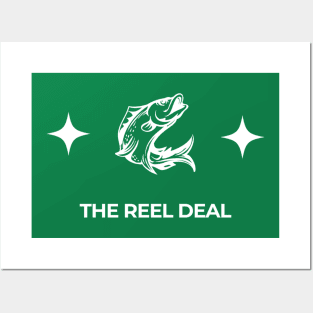 Reel Deal Funny Fishing Apparel Posters and Art